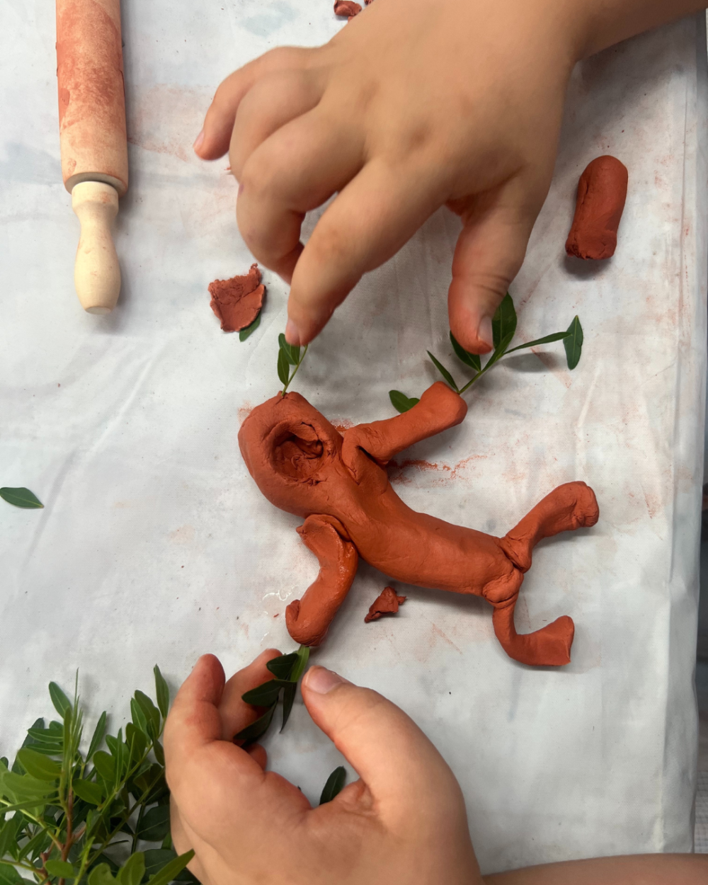 Creepy Crawlies in Clay