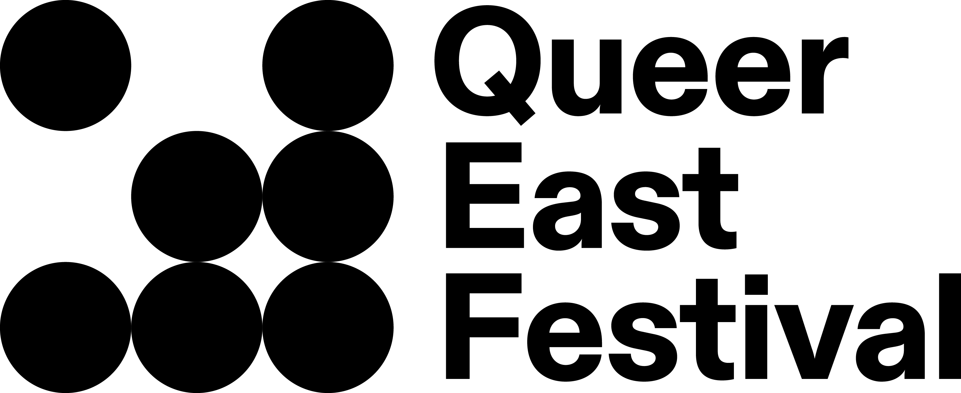 Queer East Festival Lockup Black RGB